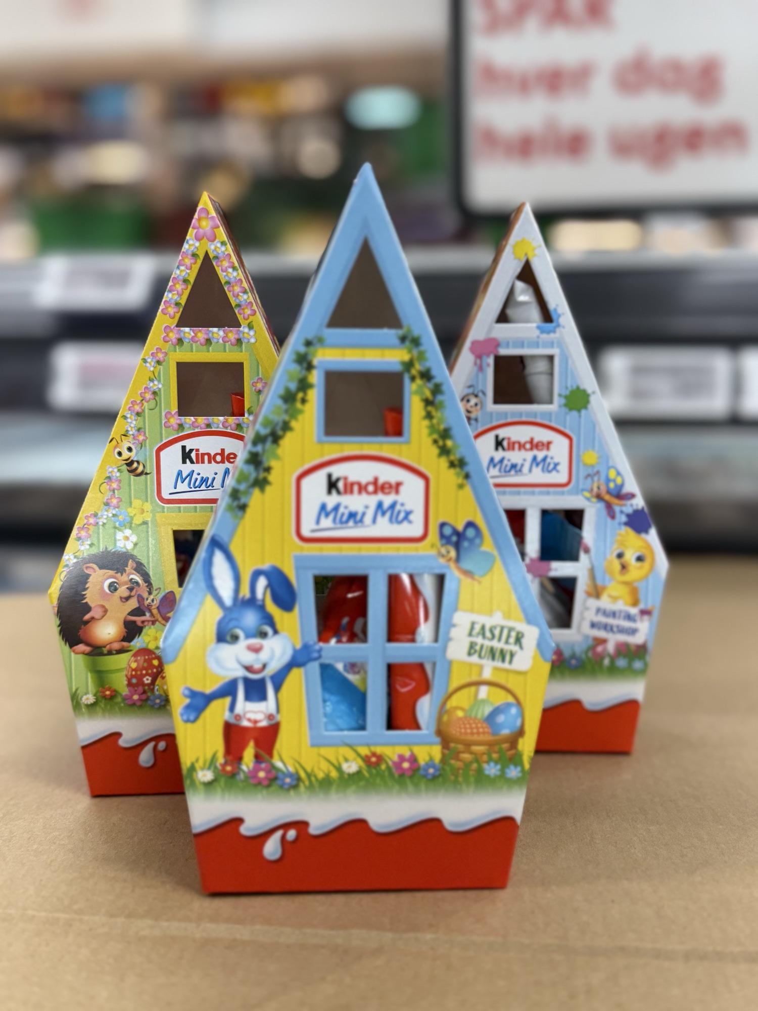 De sødeste Kinder Mini Mix påskehuse  😍