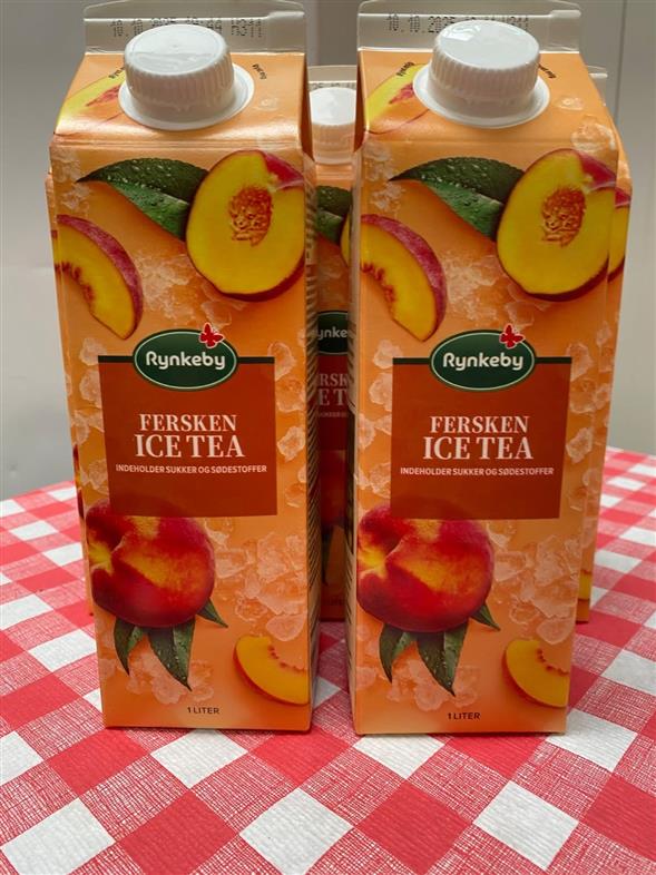 🍑🍑 Rynkeby Fersken Ice Tea 1L 🍑🍑