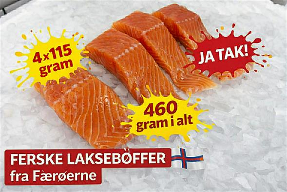 Laksebøffer 4x115g