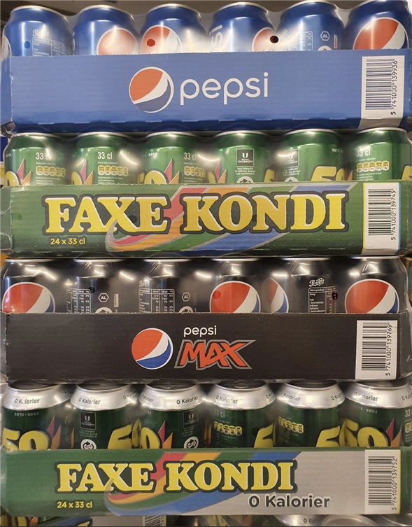 Pepsi/Faxe sodavand