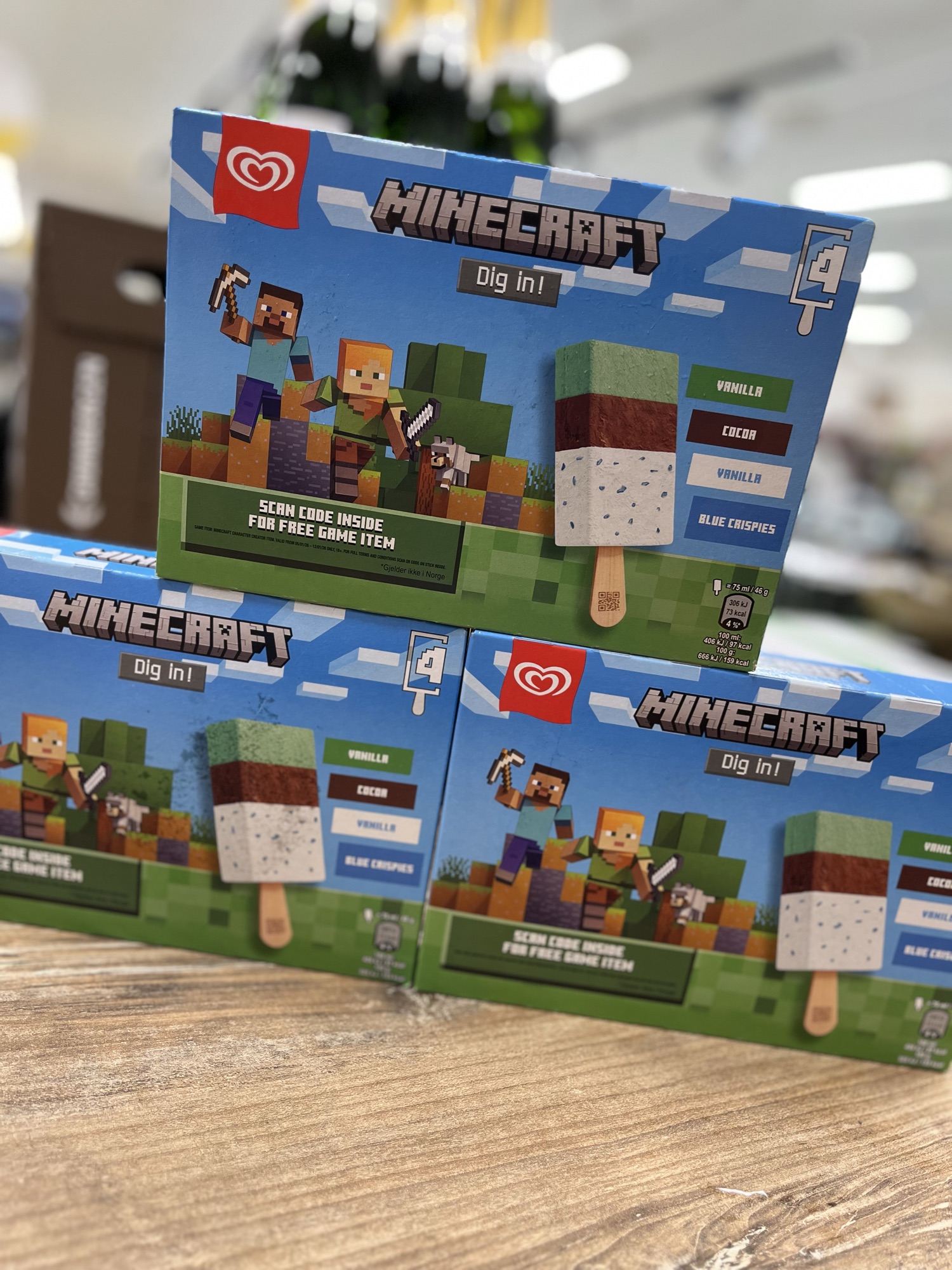 Minecraft ispind fra Frisko 😍🍦