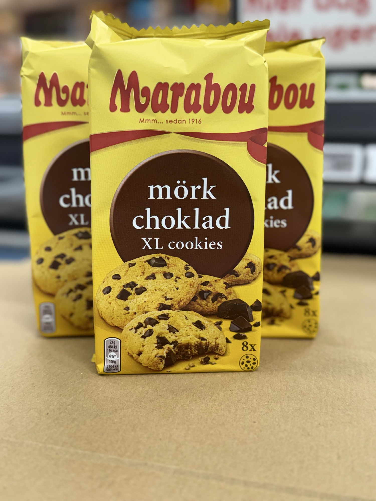 Lækre Marabou Mörk Choklad XL Cookies 🤩