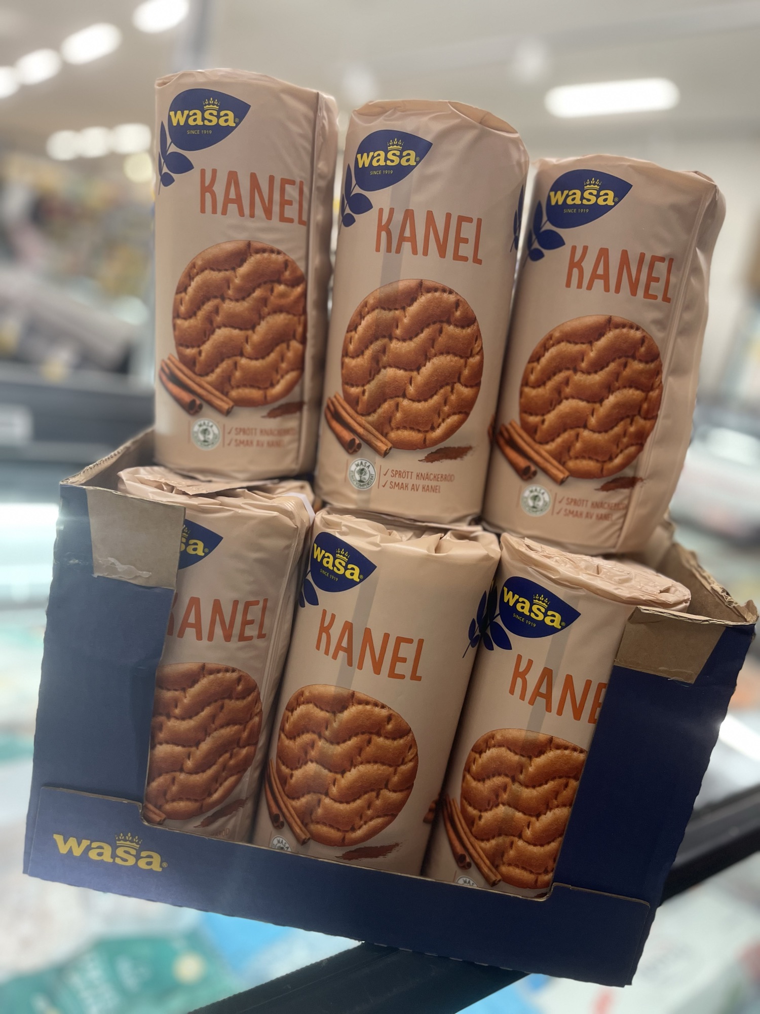 Wasa Kanel – sprødt knækbrød med dejlig smag af kanel 😍