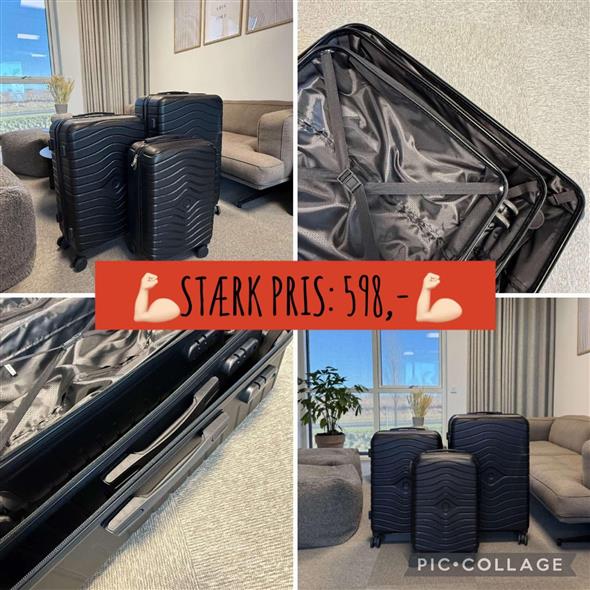 🌍✨ Kuffertsæt 3-pak – Perfekt til alle rejser! ✨