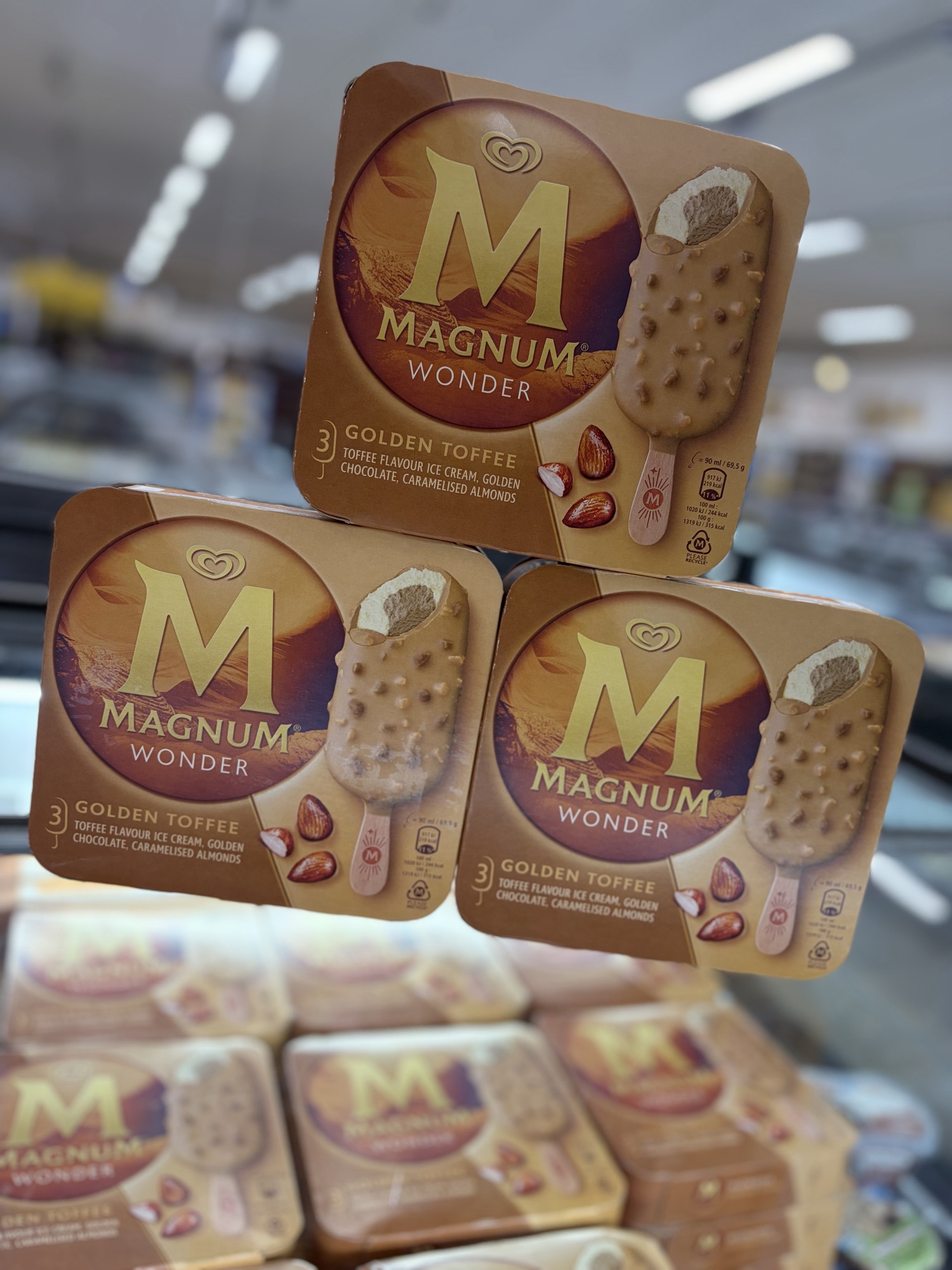 MAGNUM WONDER GOLDEN TOFFEE ☀️🍦