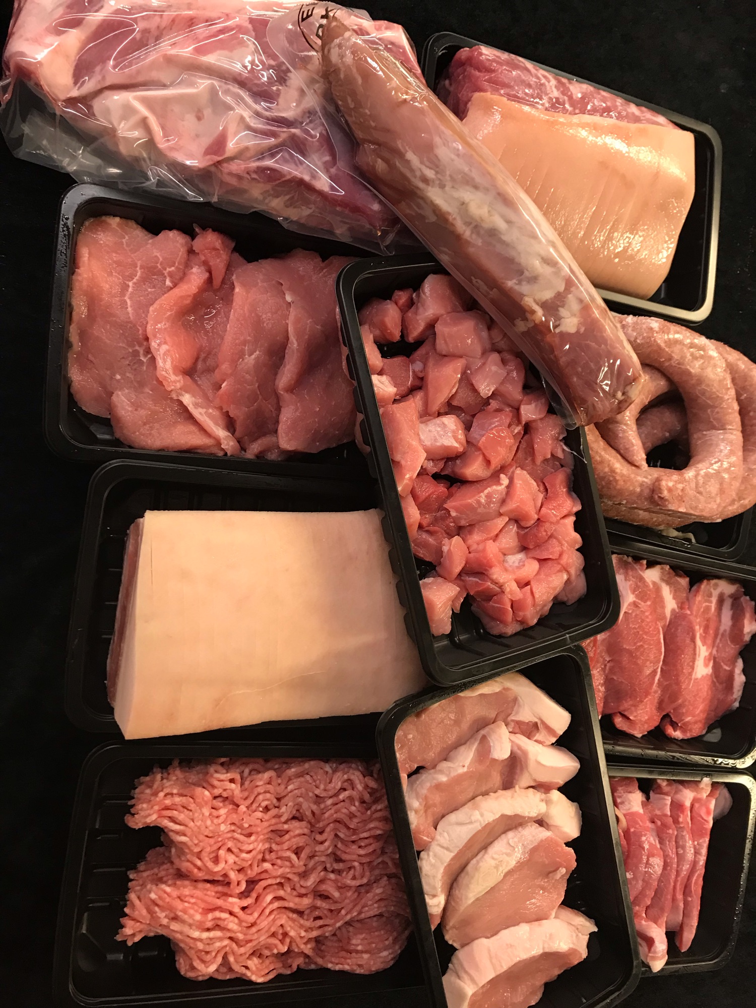 KÆMPE GRISEKØDSPAKKE